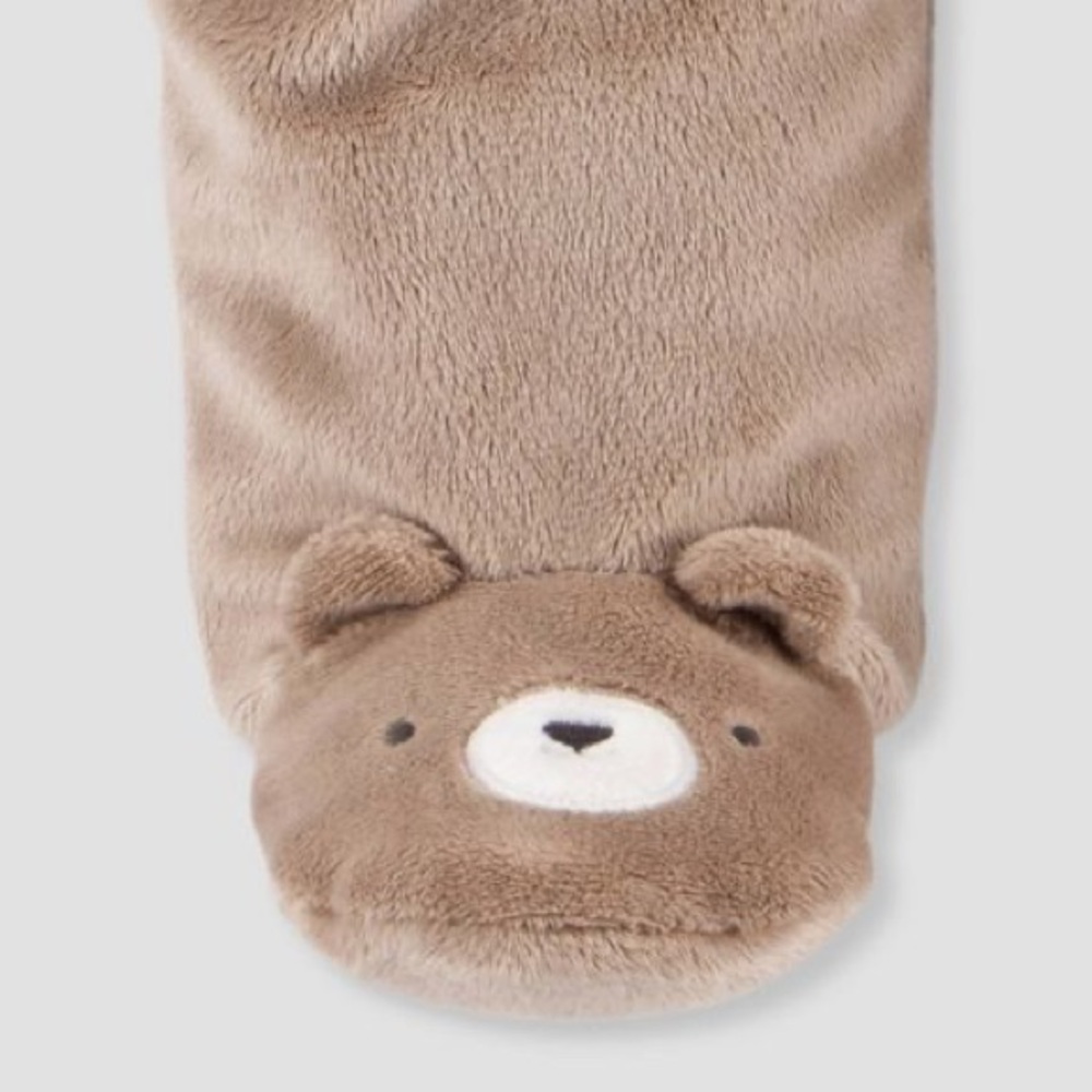 Carters Cozy Tan Kids One Piece Size 9 M - Picture 5 of 9